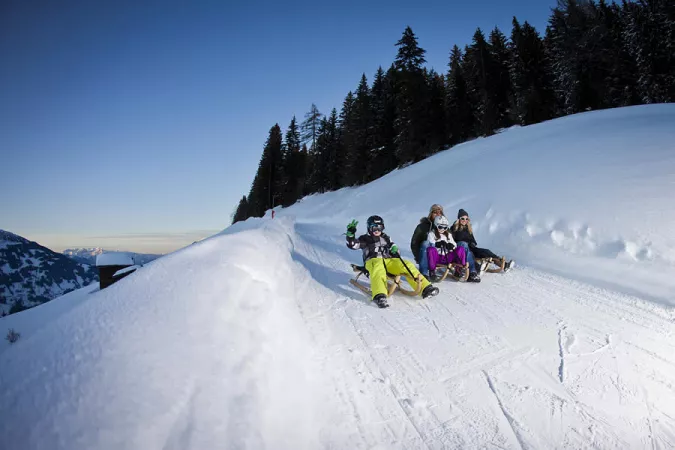 Rodelspass in der Zillertal Arena