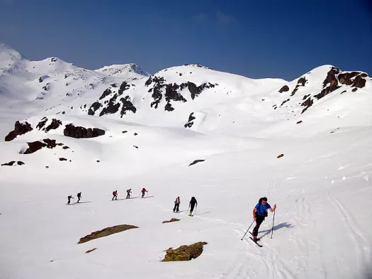 Skitour mit Freunden